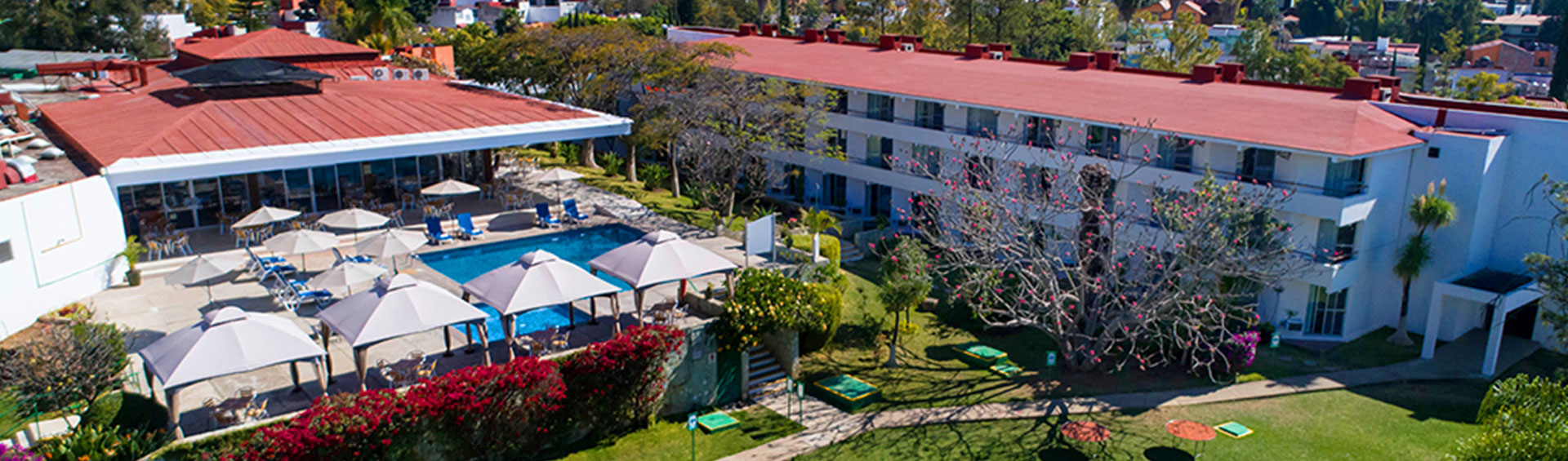 Vista del Hotel Misión Oaxaca